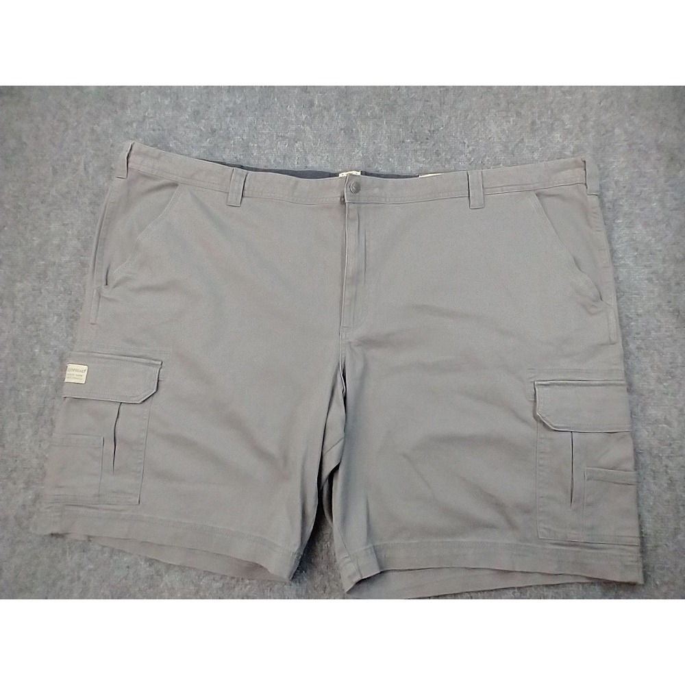 RedHead Brand Co Mens Gray Canvas Cargo Shorts Size 54 Utility Outdoor